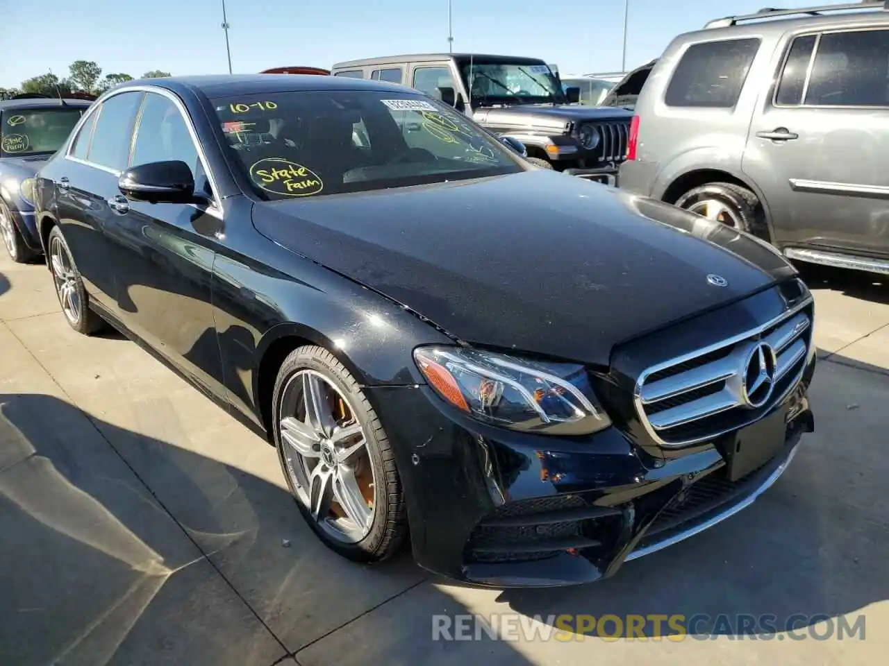 1 Photograph of a damaged car WDDZF4KB8KA585652 MERCEDES-BENZ E-CLASS 2019