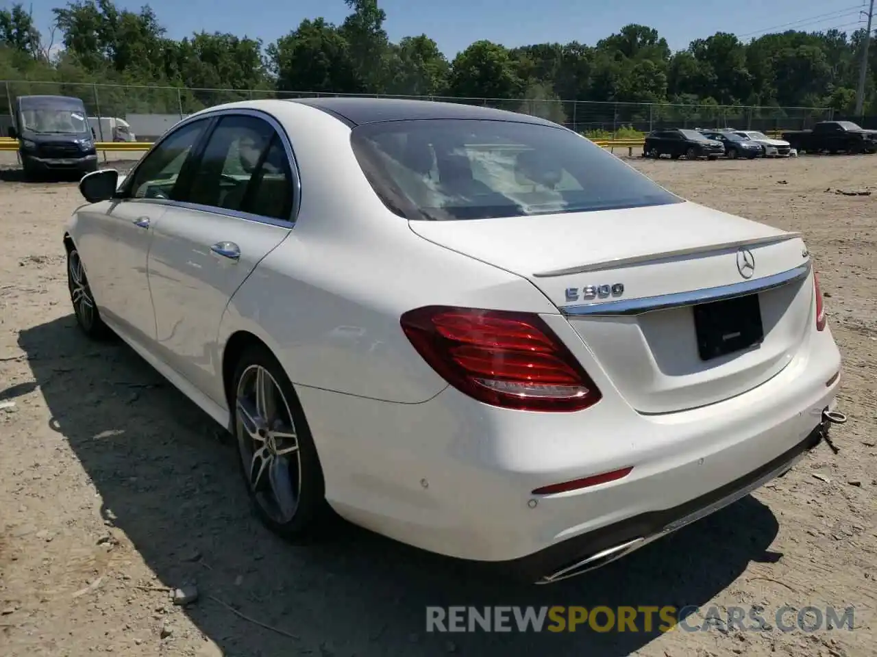 3 Photograph of a damaged car WDDZF4KB8KA638351 MERCEDES-BENZ E-CLASS 2019