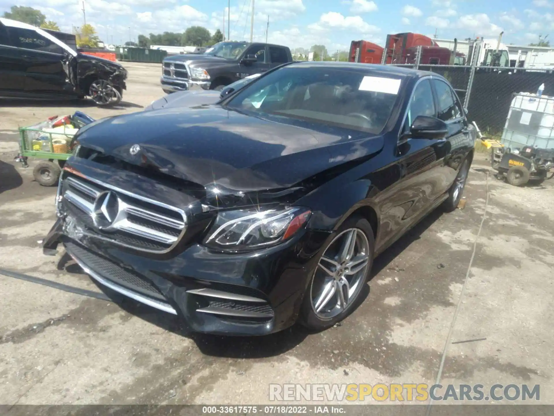 2 Photograph of a damaged car WDDZF4KB9KA587331 MERCEDES-BENZ E-CLASS 2019