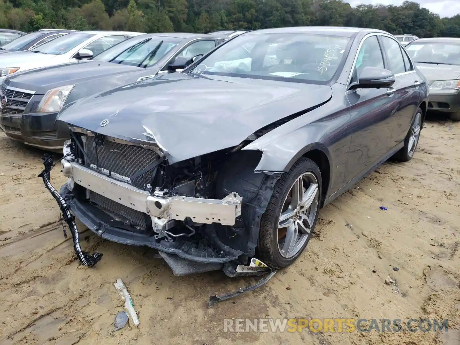 2 Photograph of a damaged car WDDZF4KBXKA502206 MERCEDES-BENZ E-CLASS 2019