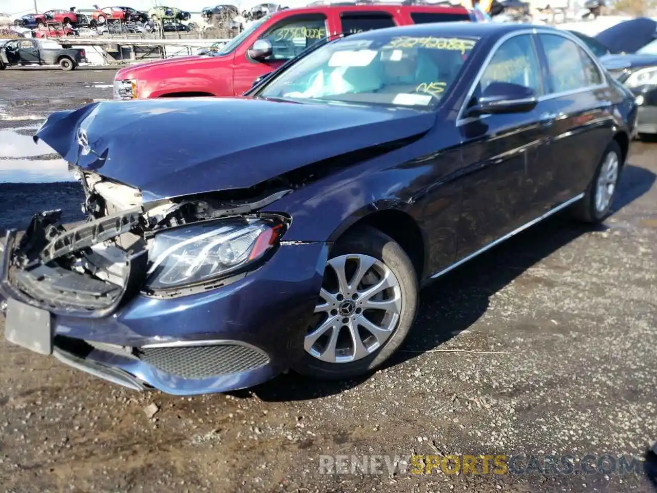 2 Photograph of a damaged car WDDZF4KBXKA526277 MERCEDES-BENZ E-CLASS 2019