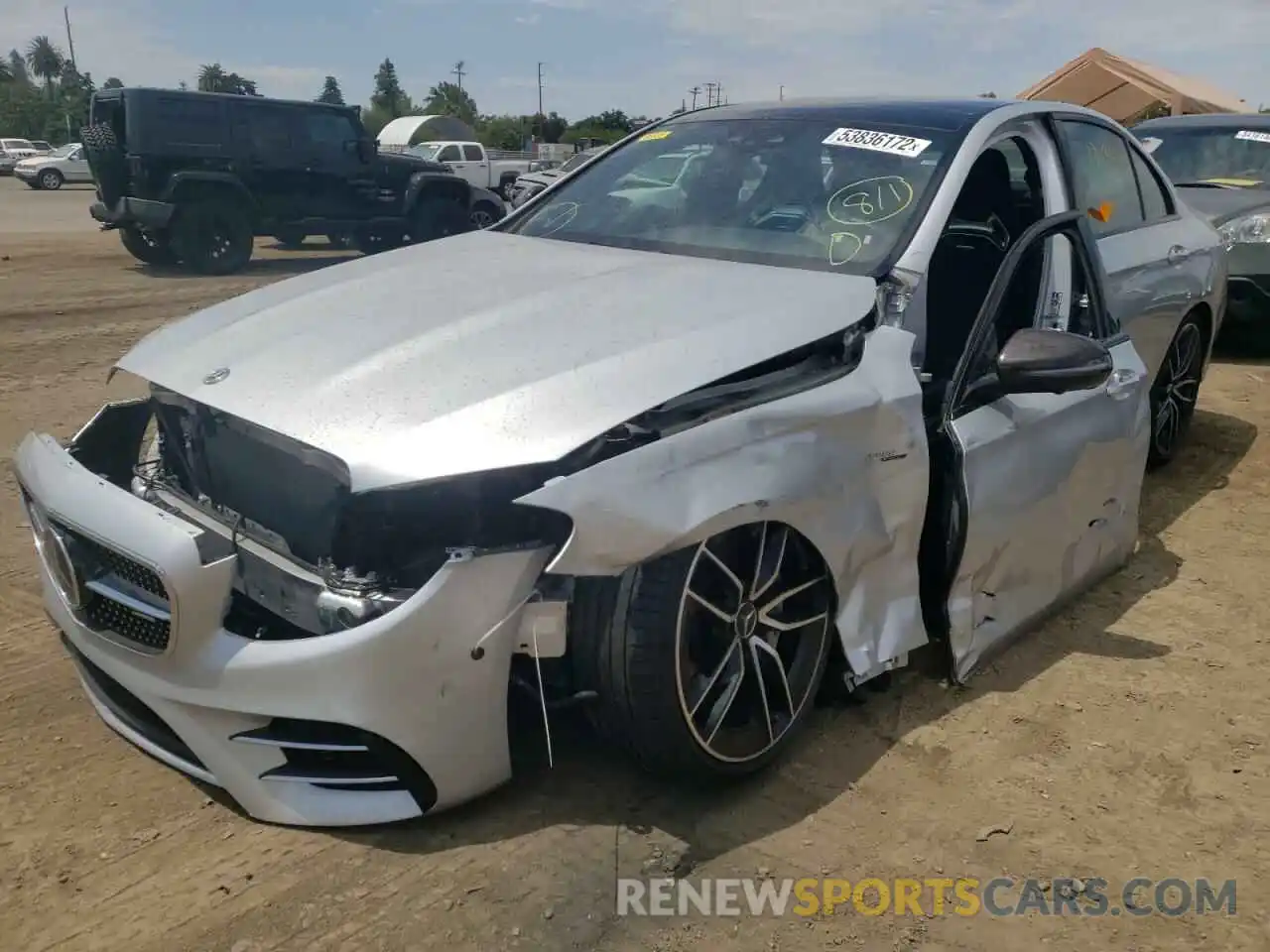 2 Photograph of a damaged car WDDZF6BB7KA602257 MERCEDES-BENZ E-CLASS 2019