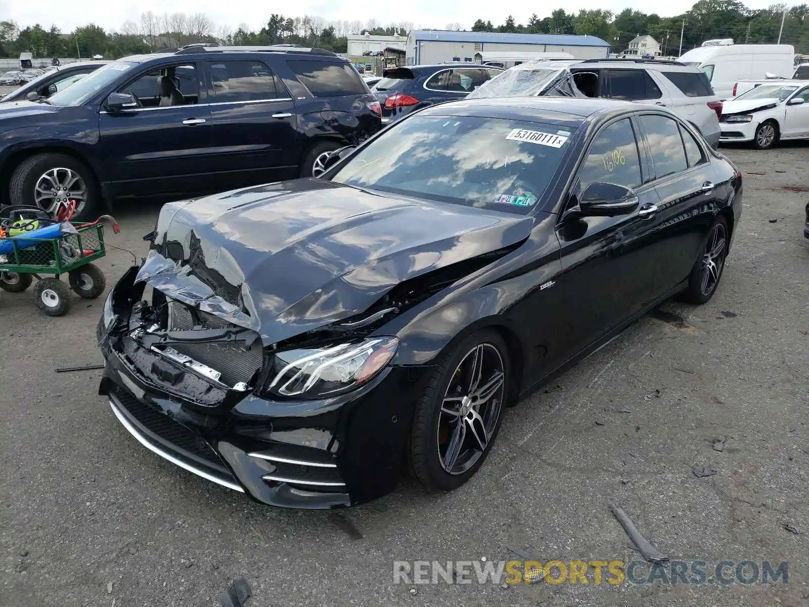 2 Photograph of a damaged car WDDZF6BB7KA627417 MERCEDES-BENZ E-CLASS 2019