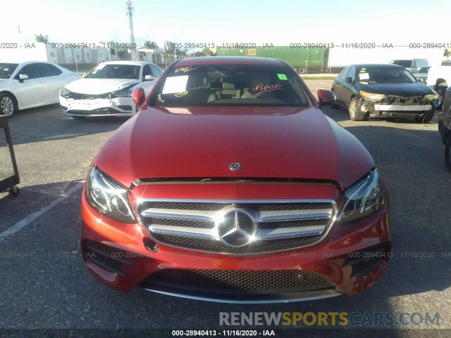 6 Photograph of a damaged car WDDZF6JB1KA490167 MERCEDES-BENZ E-CLASS 2019