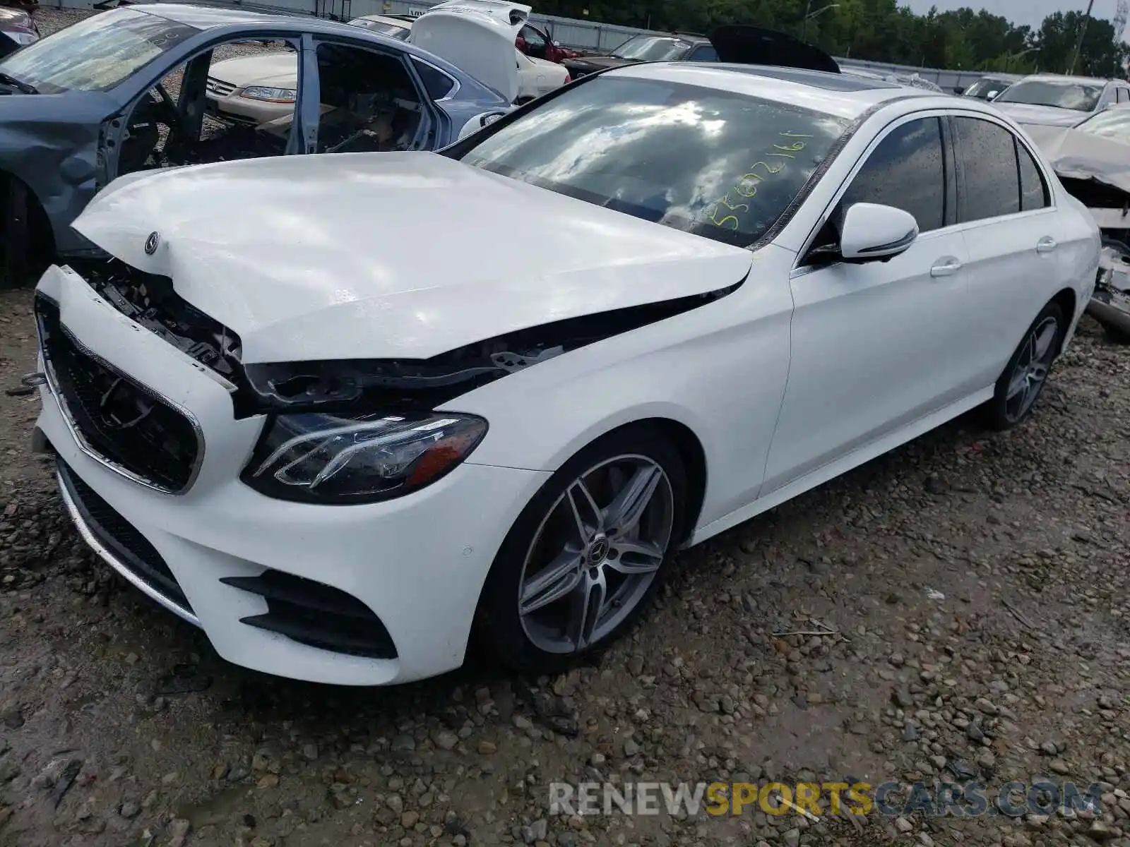 2 Photograph of a damaged car WDDZF6JBXKA500713 MERCEDES-BENZ E-CLASS 2019