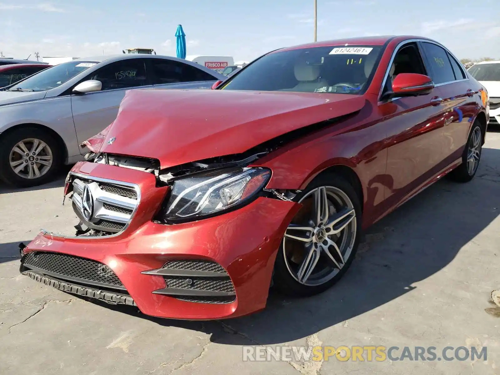 2 Photograph of a damaged car WDDZF6JBXKA620494 MERCEDES-BENZ E-CLASS 2019