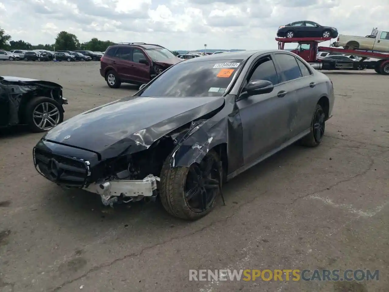 2 Photograph of a damaged car WDDZF6JBXKA630409 MERCEDES-BENZ E-CLASS 2019