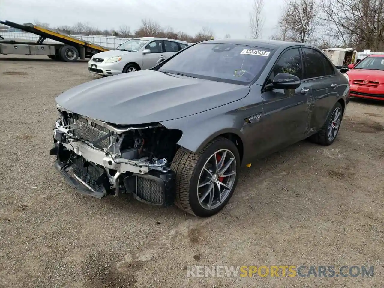 2 Photograph of a damaged car WDDZF8KB0KA518566 MERCEDES-BENZ E-CLASS 2019