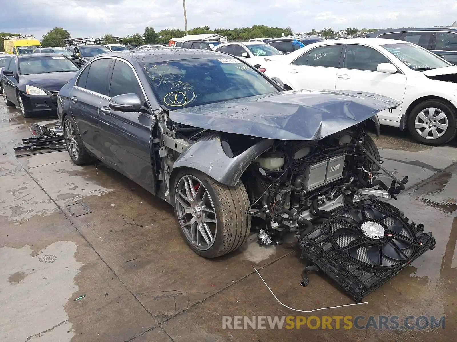 1 Photograph of a damaged car WDDZF8KB6KA542421 MERCEDES-BENZ E-CLASS 2019