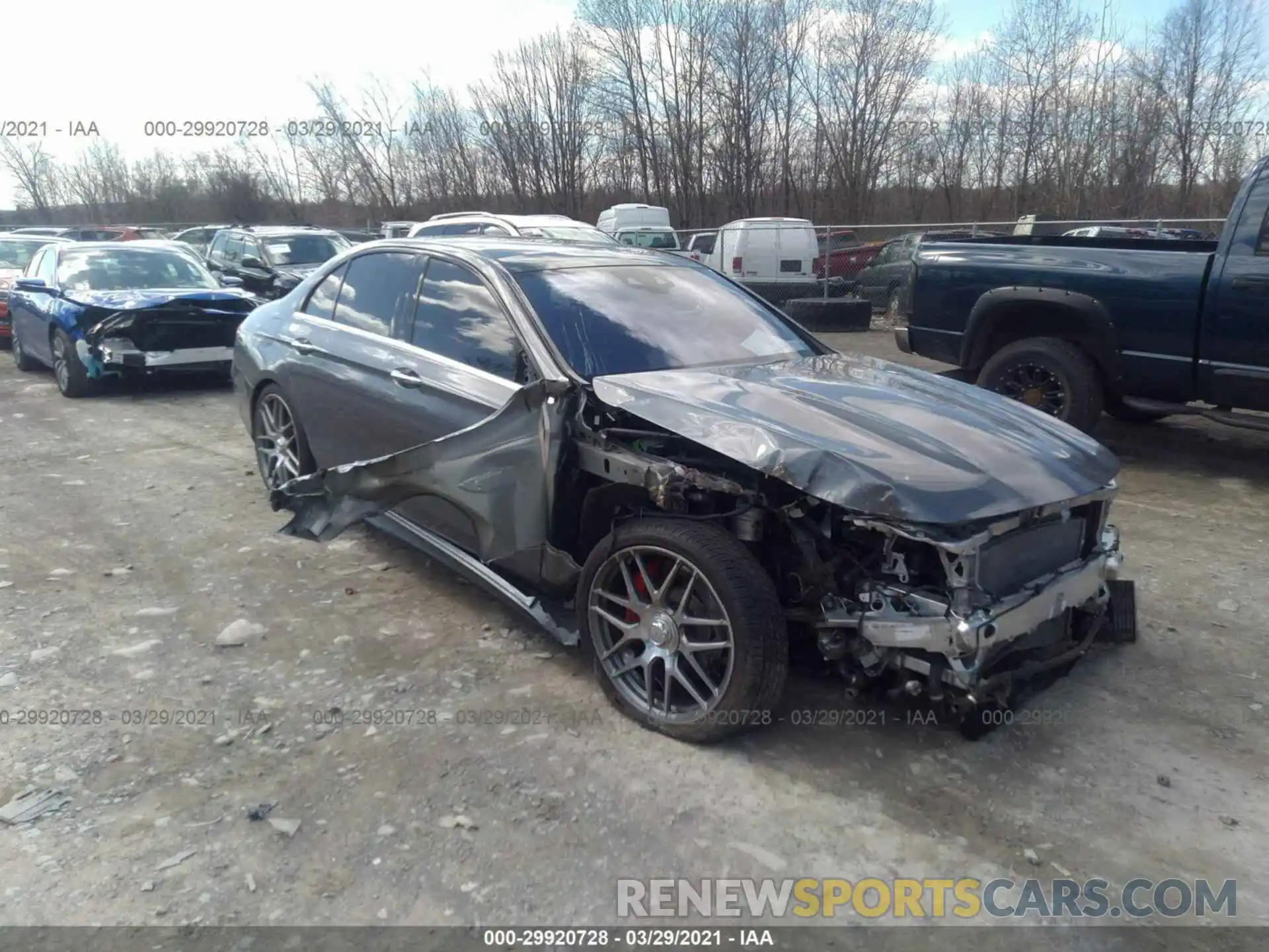 1 Photograph of a damaged car WDDZF8KB8KA528097 MERCEDES-BENZ E-CLASS 2019