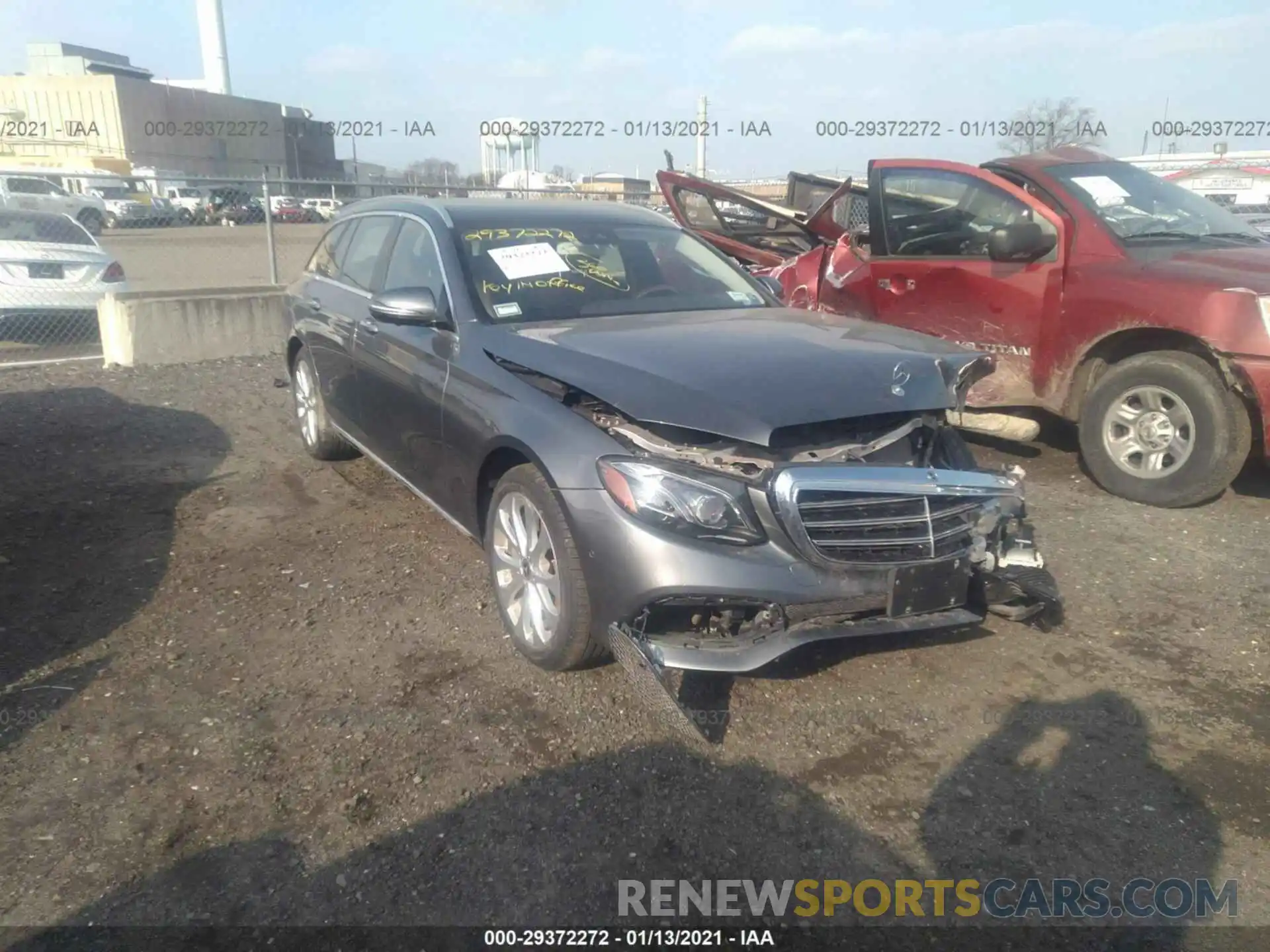 1 Photograph of a damaged car WDDZH6JBXKA619596 MERCEDES-BENZ E-CLASS 2019