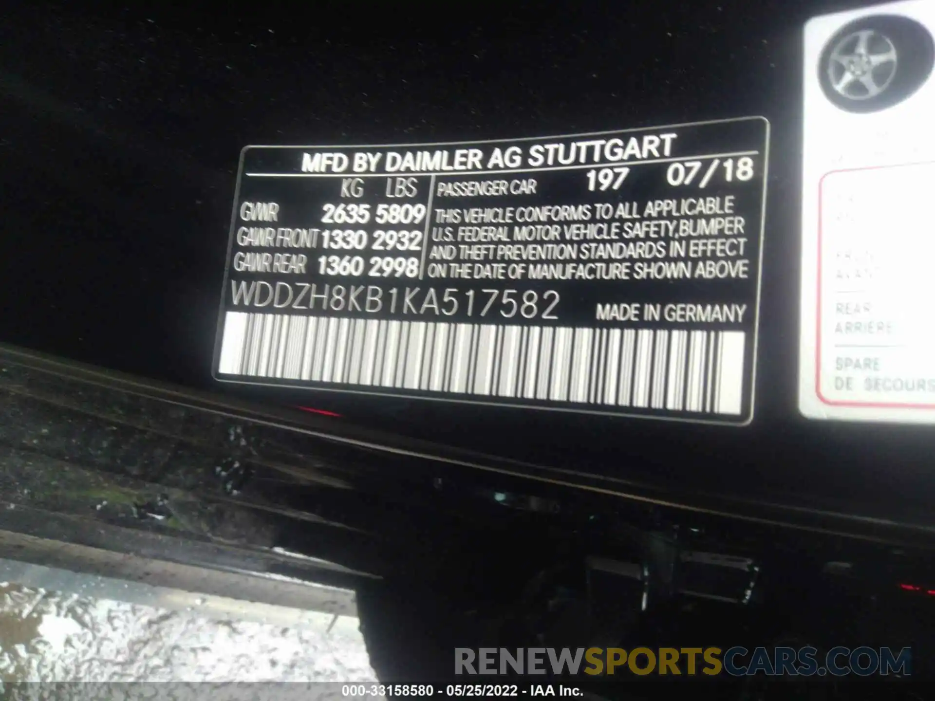 9 Photograph of a damaged car WDDZH8KB1KA517582 MERCEDES-BENZ E-CLASS 2019