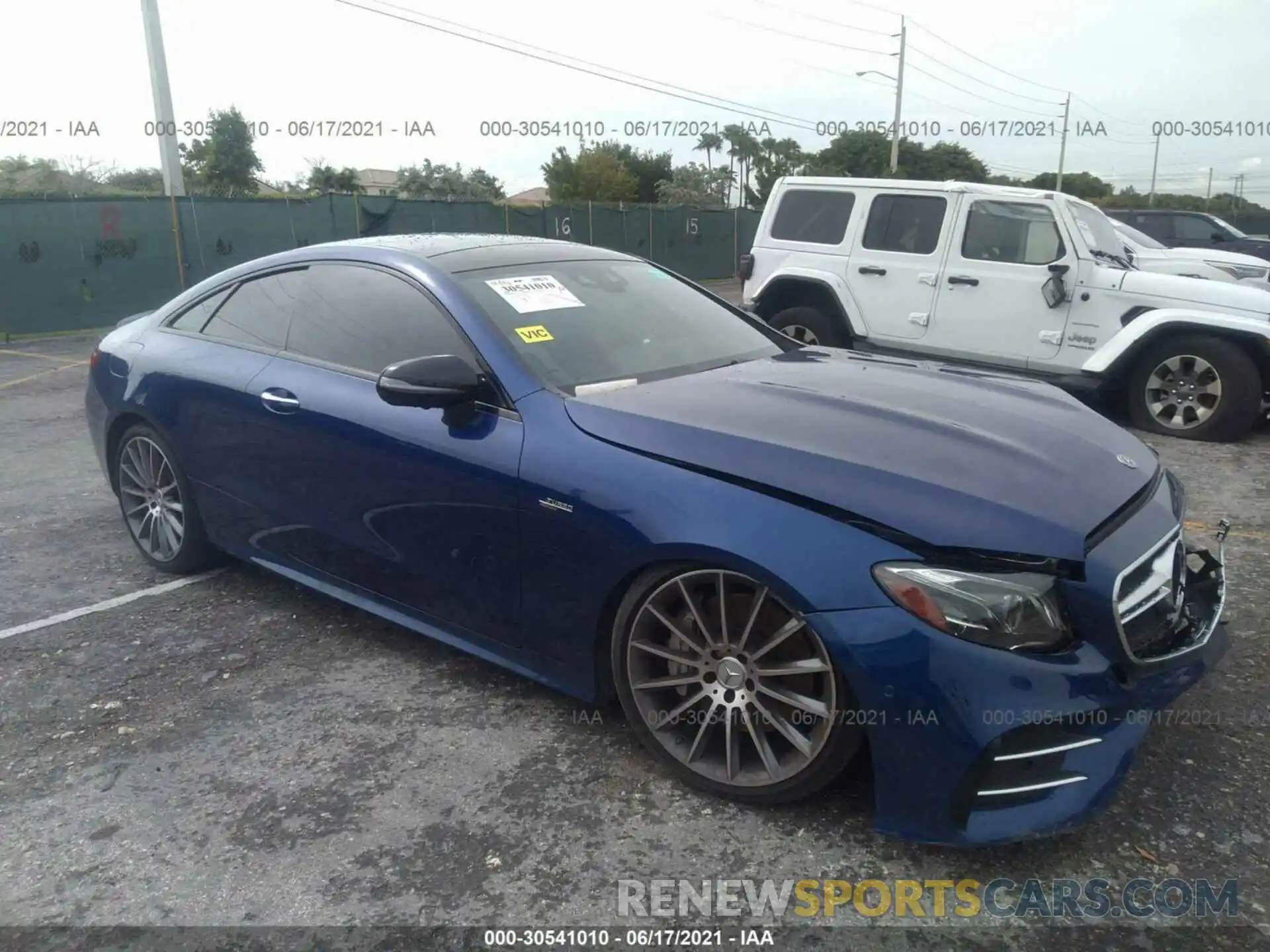 1 Photograph of a damaged car W1K1J6BB2LF141842 MERCEDES-BENZ E-CLASS 2020