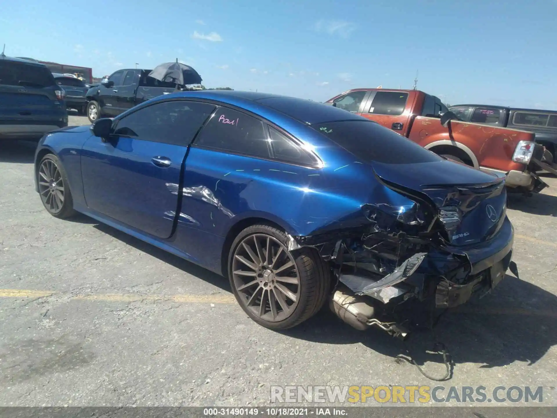 3 Photograph of a damaged car W1K1J6BB3LF140604 MERCEDES-BENZ E-CLASS 2020