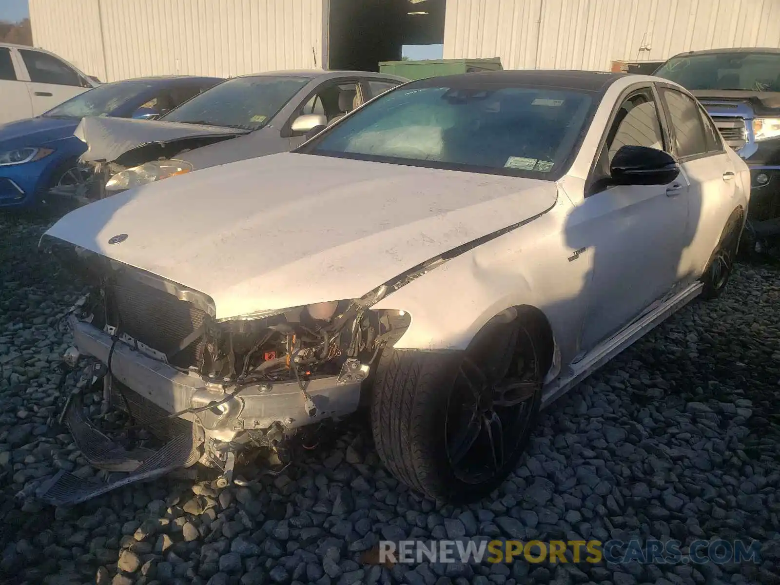 2 Photograph of a damaged car W1KZF6BB5LA809652 MERCEDES-BENZ E-CLASS 2020