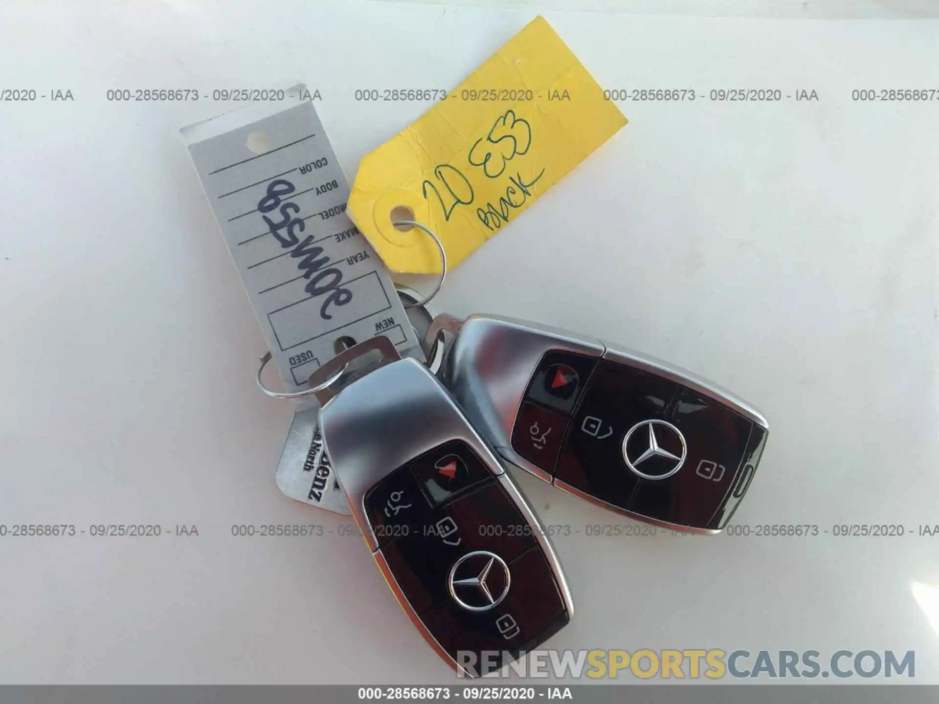 11 Photograph of a damaged car W1KZF6BB9LA833372 MERCEDES-BENZ E-CLASS 2020