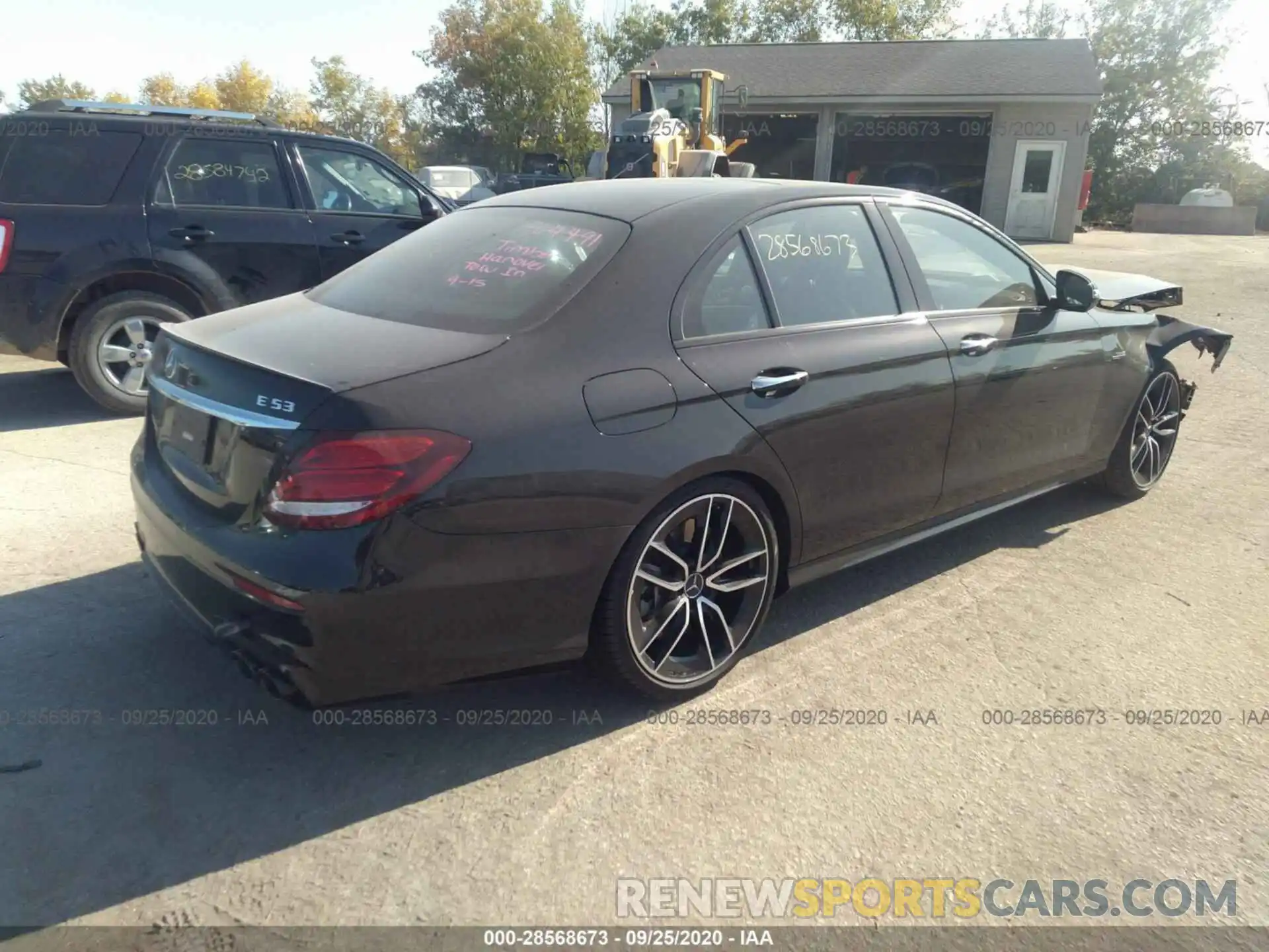 4 Photograph of a damaged car W1KZF6BB9LA833372 MERCEDES-BENZ E-CLASS 2020