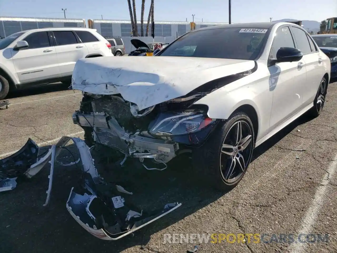 2 Photograph of a damaged car W1KZF6JB0LA809799 MERCEDES-BENZ E-CLASS 2020