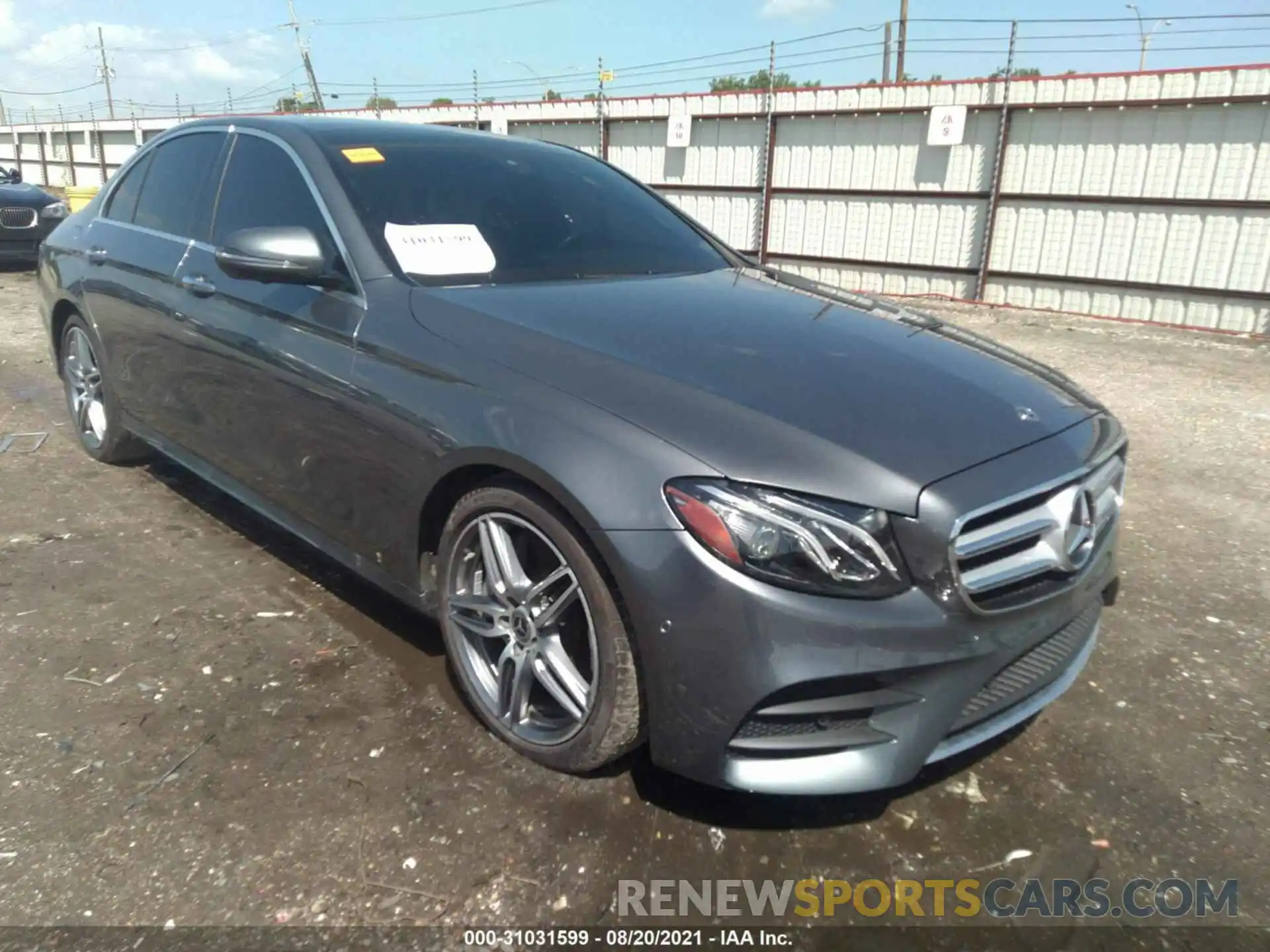 1 Photograph of a damaged car W1KZF8DB0LA837920 MERCEDES-BENZ E-CLASS 2020