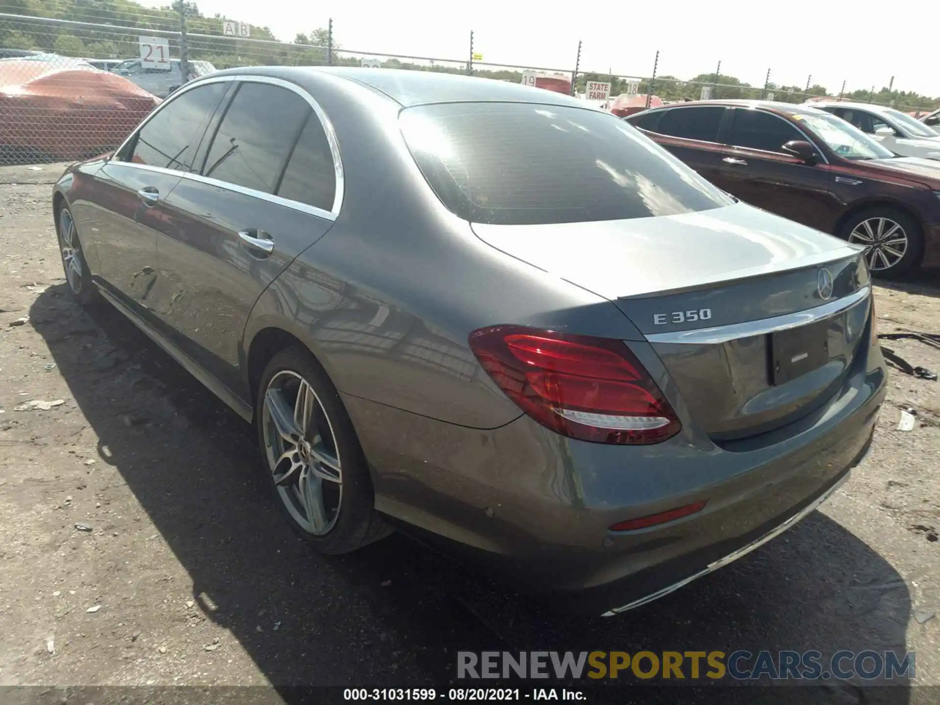 3 Photograph of a damaged car W1KZF8DB0LA837920 MERCEDES-BENZ E-CLASS 2020