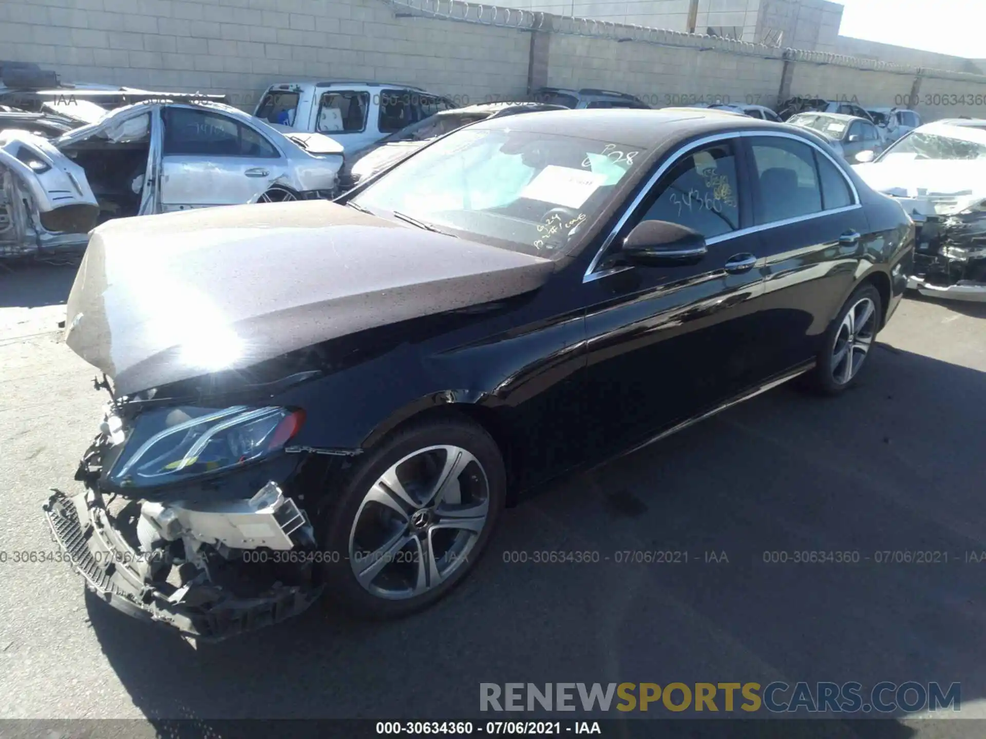 2 Photograph of a damaged car W1KZF8DB1LA836534 MERCEDES-BENZ E-CLASS 2020