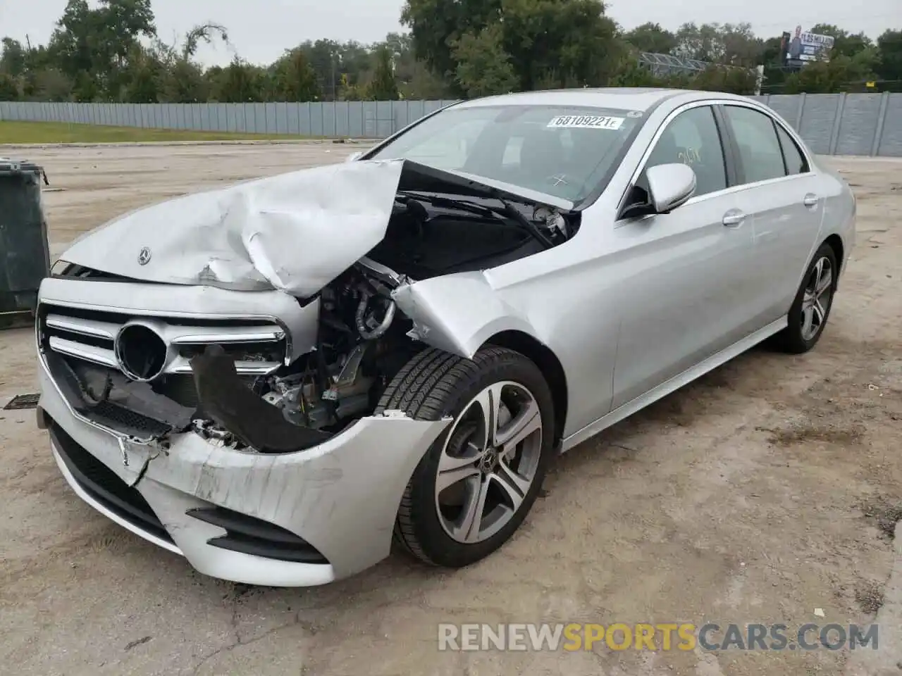 2 Photograph of a damaged car W1KZF8DB2LA824179 MERCEDES-BENZ E-CLASS 2020