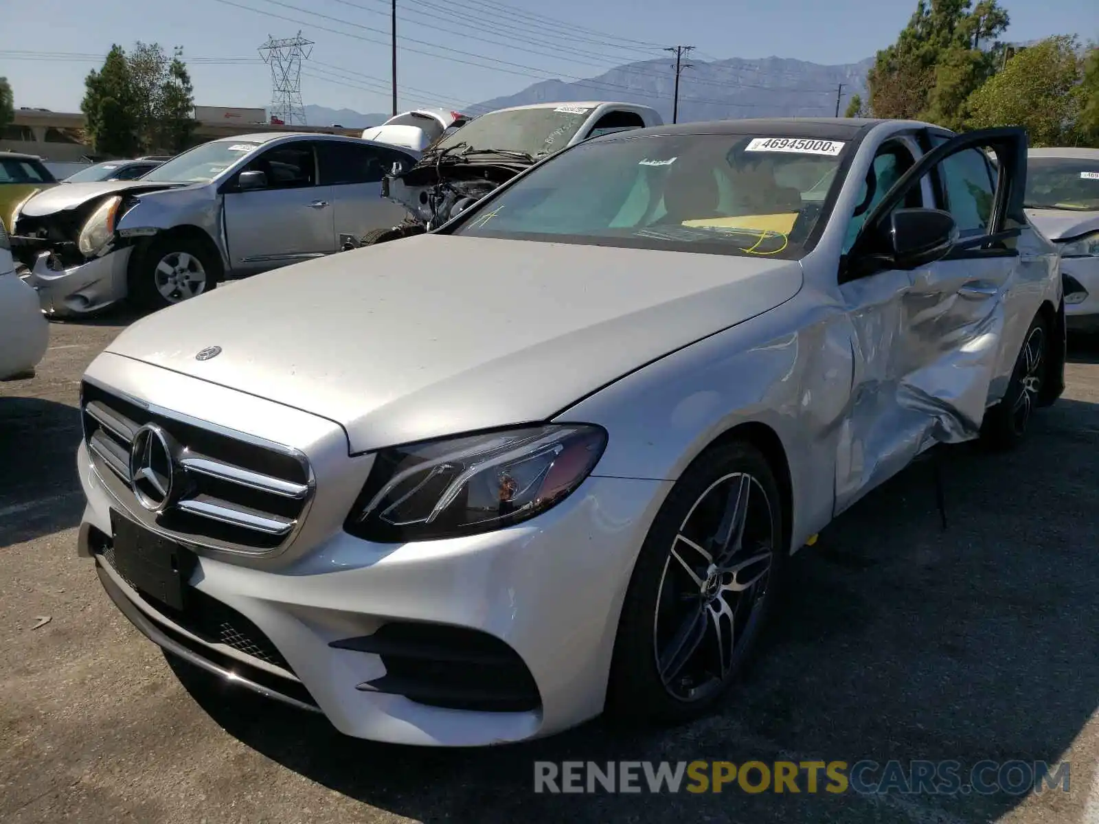 2 Photograph of a damaged car W1KZF8DB2LA843878 MERCEDES-BENZ E CLASS 2020