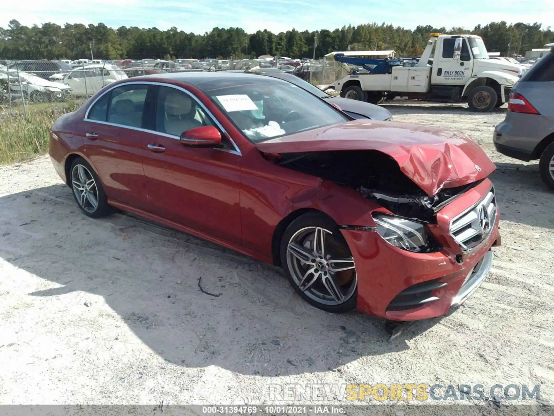 1 Photograph of a damaged car W1KZF8DB3LA839869 MERCEDES-BENZ E-CLASS 2020