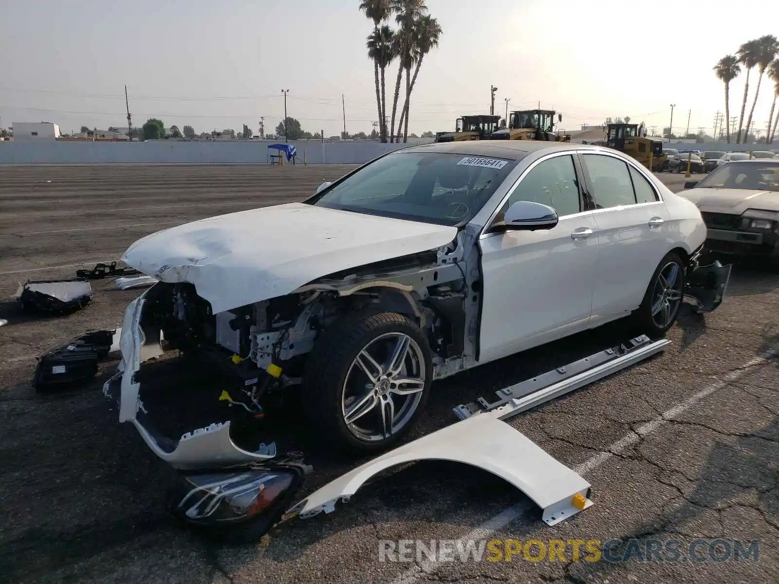 2 Photograph of a damaged car W1KZF8DB6LA805747 MERCEDES-BENZ E-CLASS 2020