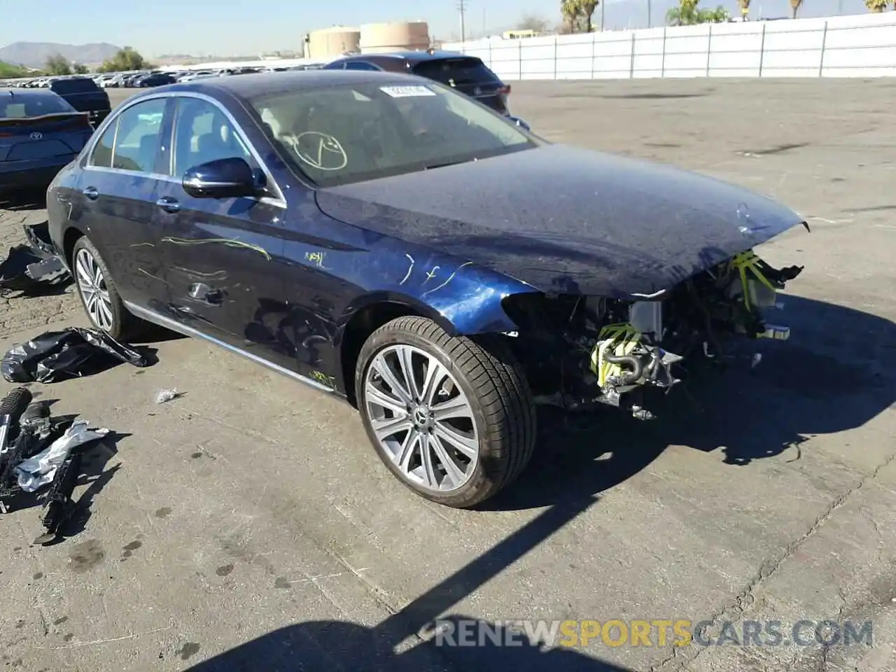 1 Photograph of a damaged car W1KZF8DB6LA821592 MERCEDES-BENZ E-CLASS 2020