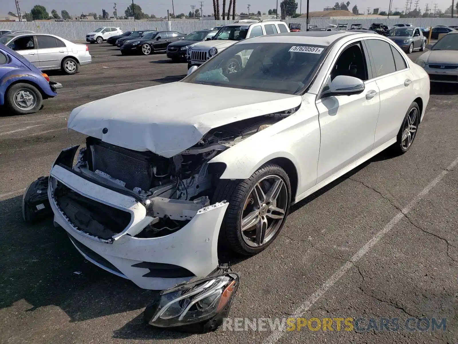 2 Photograph of a damaged car W1KZF8DB7LA822265 MERCEDES-BENZ E-CLASS 2020