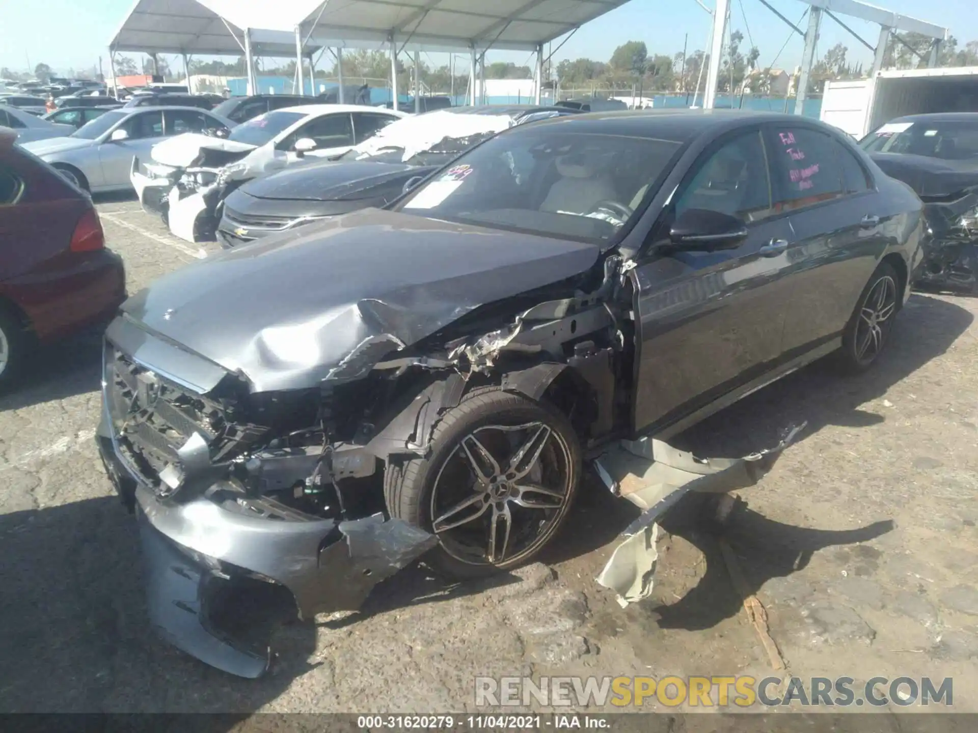 2 Photograph of a damaged car W1KZF8DB7LA833363 MERCEDES-BENZ E-CLASS 2020