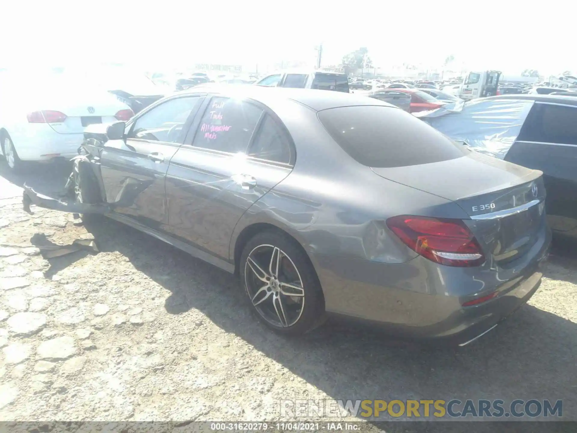 3 Photograph of a damaged car W1KZF8DB7LA833363 MERCEDES-BENZ E-CLASS 2020