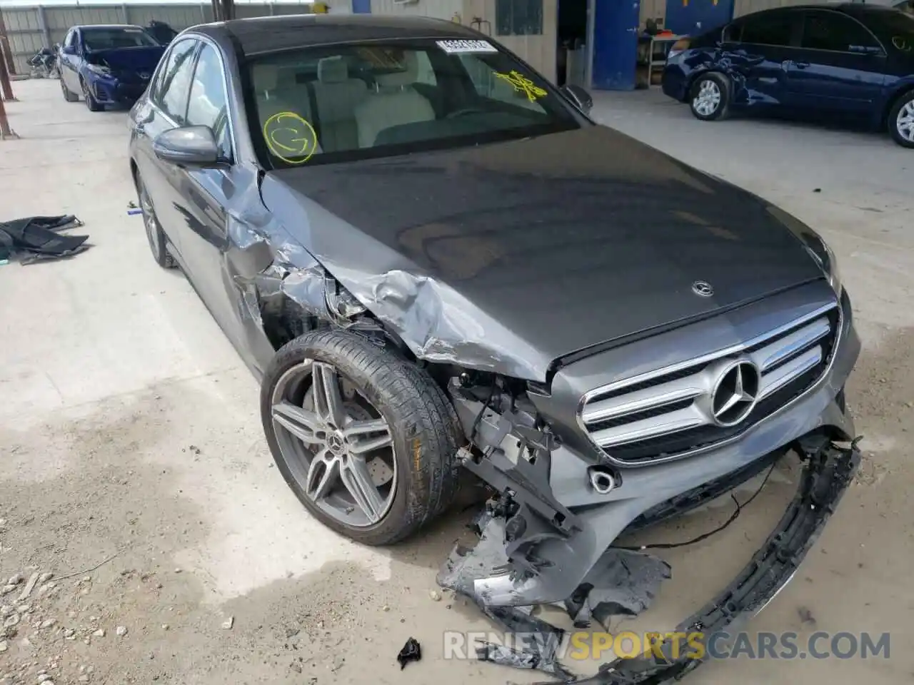 1 Photograph of a damaged car W1KZF8DB9LA759718 MERCEDES-BENZ E-CLASS 2020