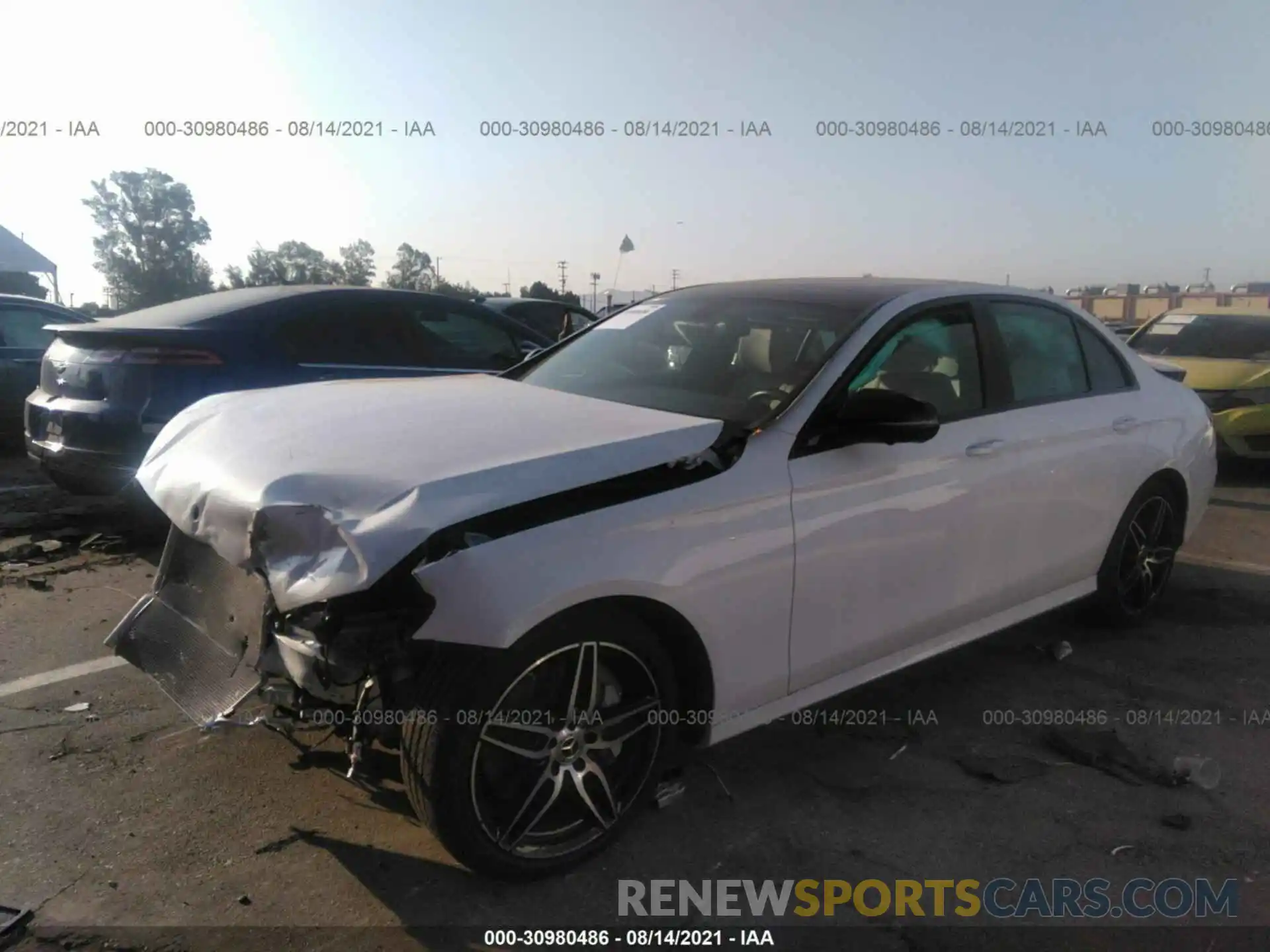 2 Photograph of a damaged car W1KZF8DB9LA826110 MERCEDES-BENZ E-CLASS 2020