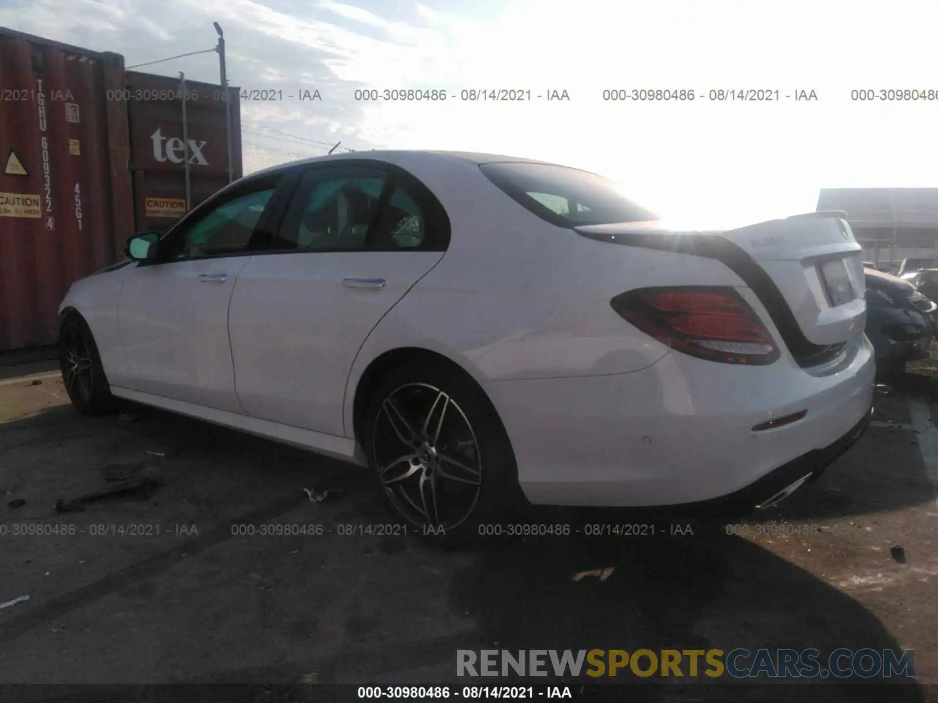 3 Photograph of a damaged car W1KZF8DB9LA826110 MERCEDES-BENZ E-CLASS 2020