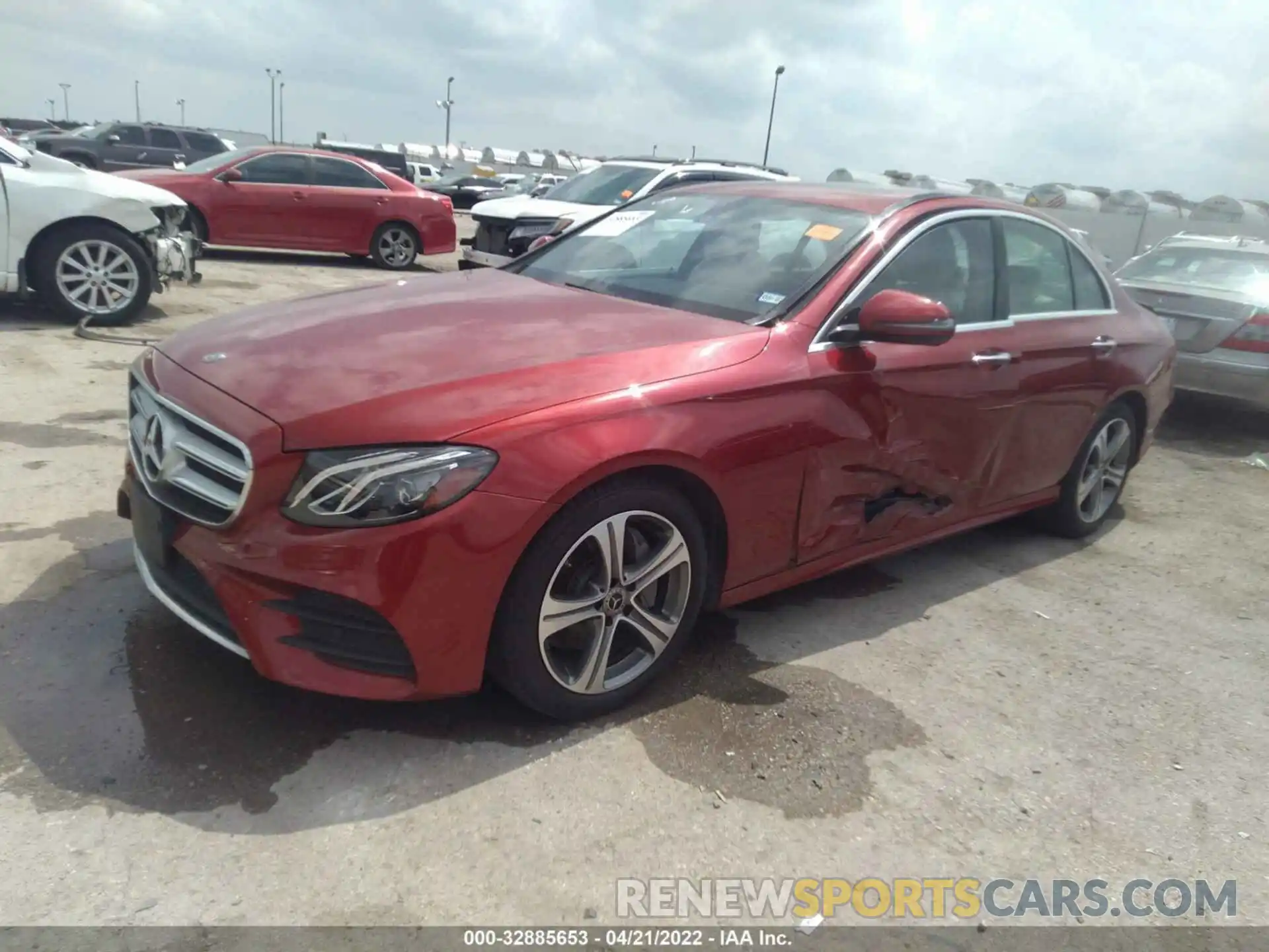 2 Photograph of a damaged car W1KZF8DB9LA831629 MERCEDES-BENZ E-CLASS 2020