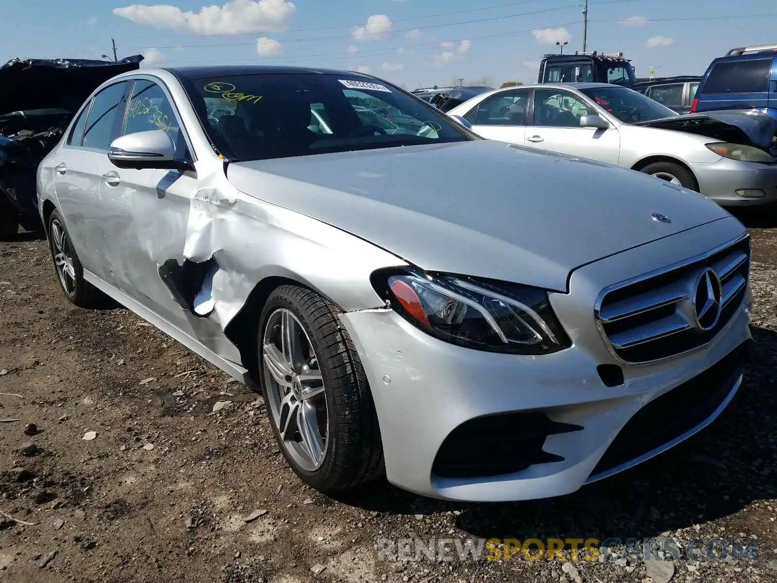 1 Photograph of a damaged car W1KZF8EB0LA830531 MERCEDES-BENZ E CLASS 2020