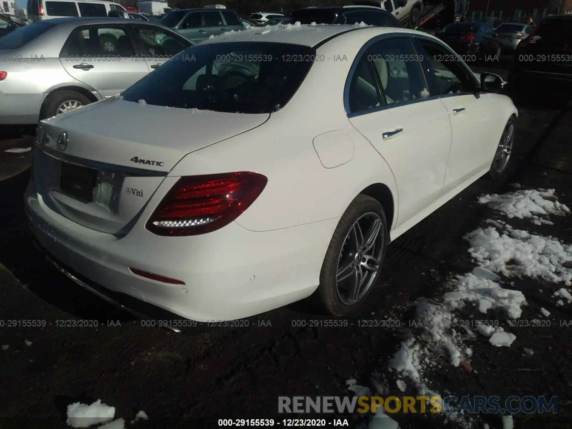 4 Photograph of a damaged car W1KZF8EB0LA832599 MERCEDES-BENZ E-CLASS 2020