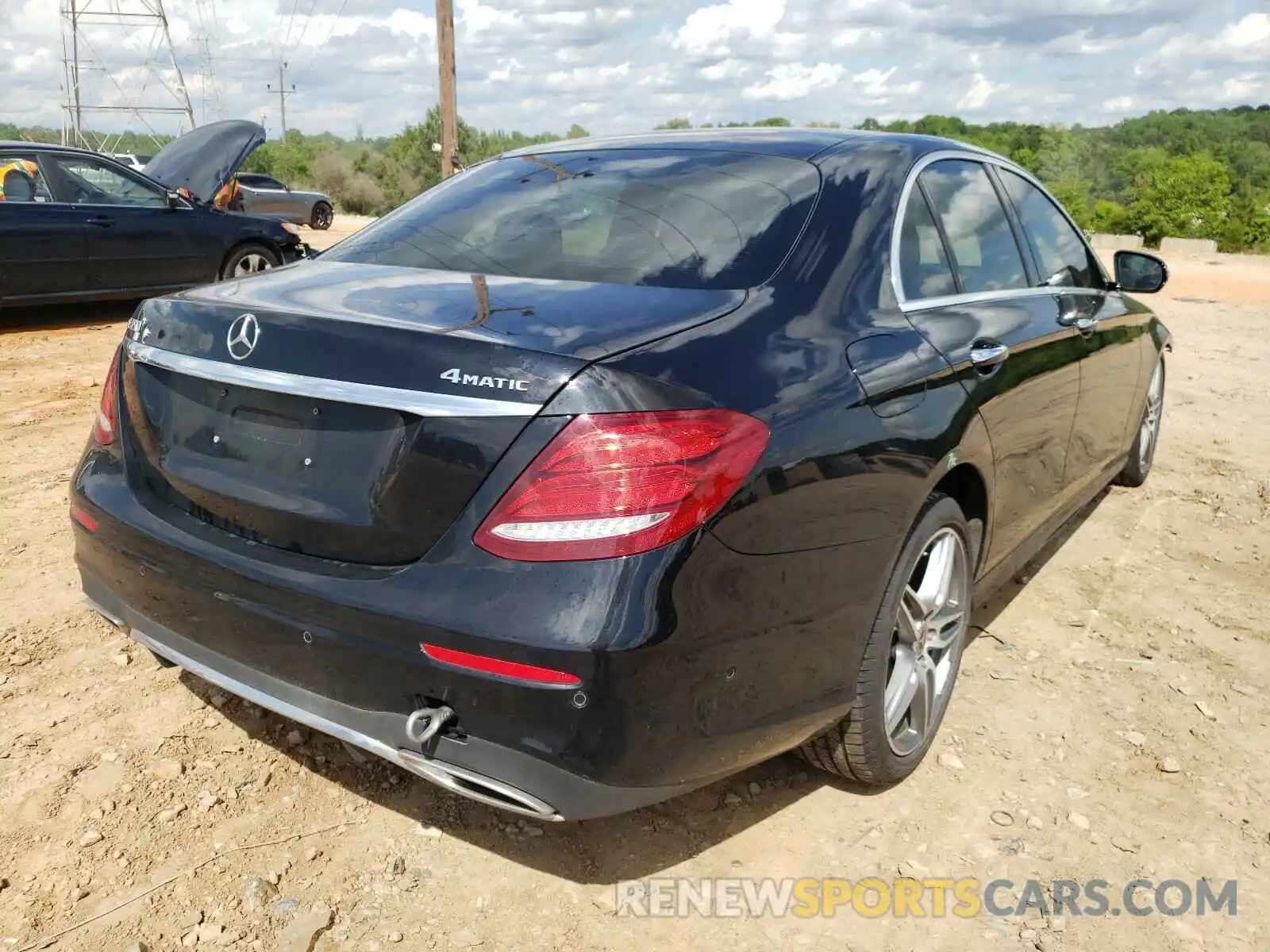 4 Photograph of a damaged car W1KZF8EB1LA822812 MERCEDES-BENZ E CLASS 2020