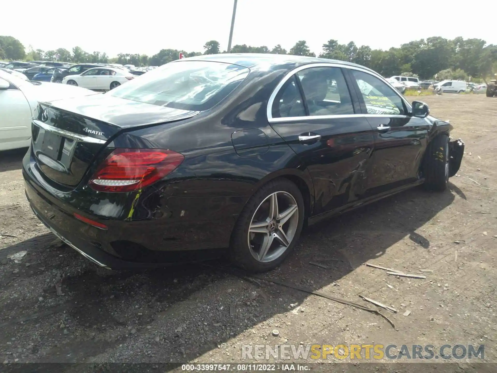 4 Photograph of a damaged car W1KZF8EB1LA830599 MERCEDES-BENZ E-CLASS 2020