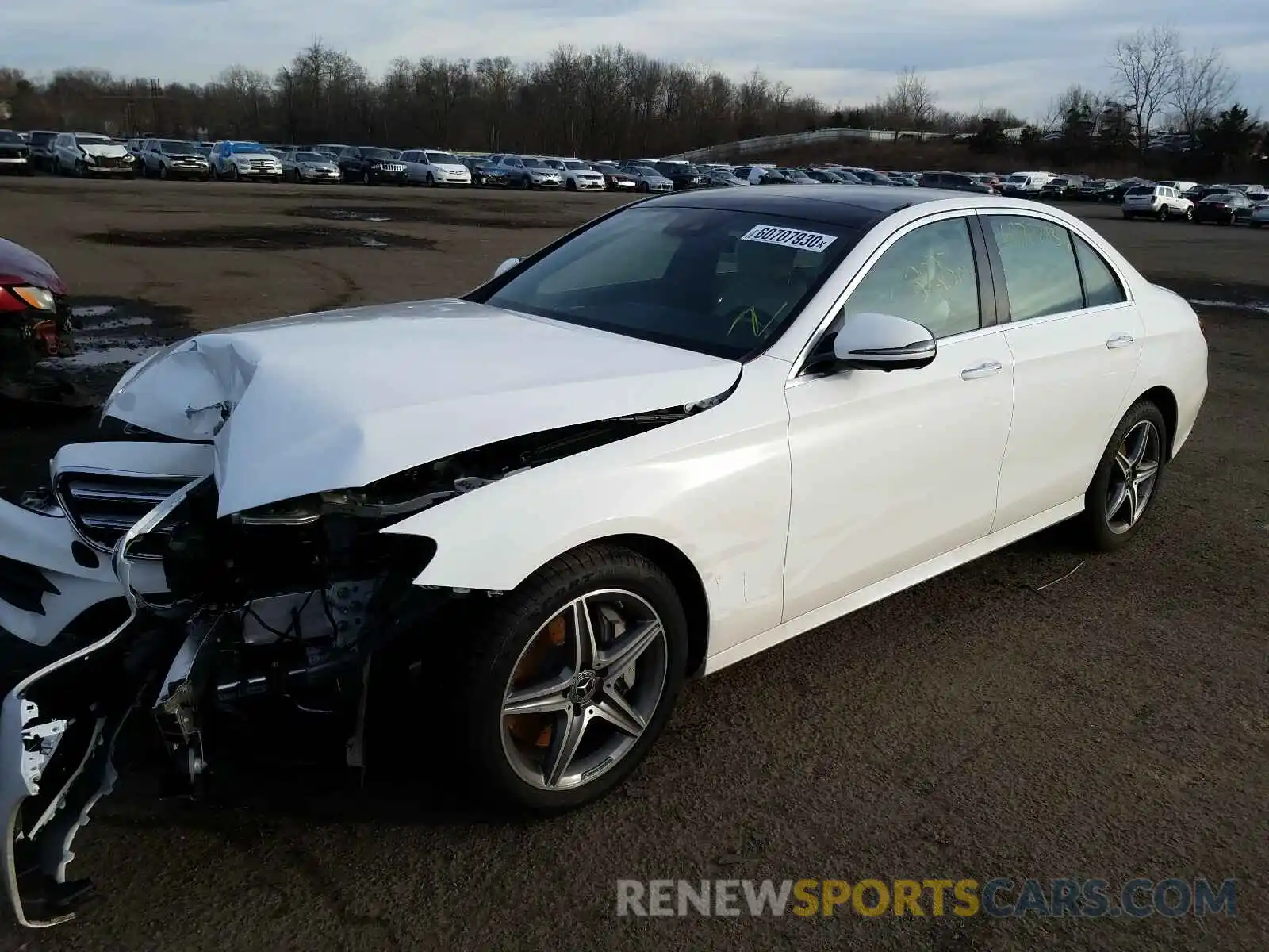 2 Photograph of a damaged car W1KZF8EB1LA843739 MERCEDES-BENZ E CLASS 2020