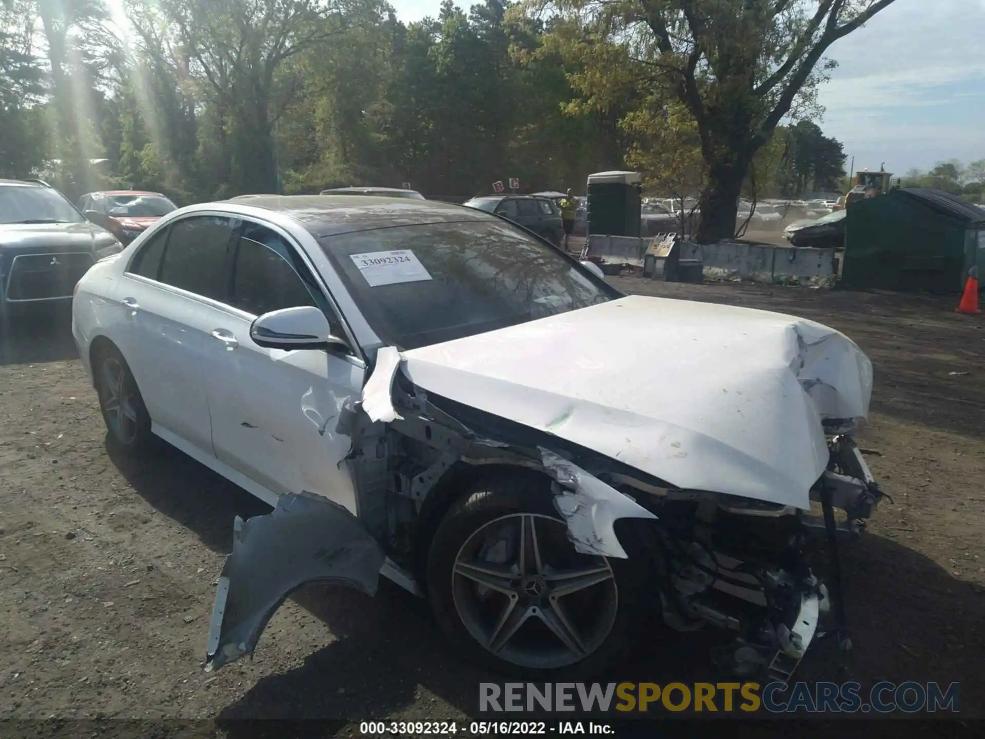 1 Photograph of a damaged car W1KZF8EB3LA825095 MERCEDES-BENZ E-CLASS 2020