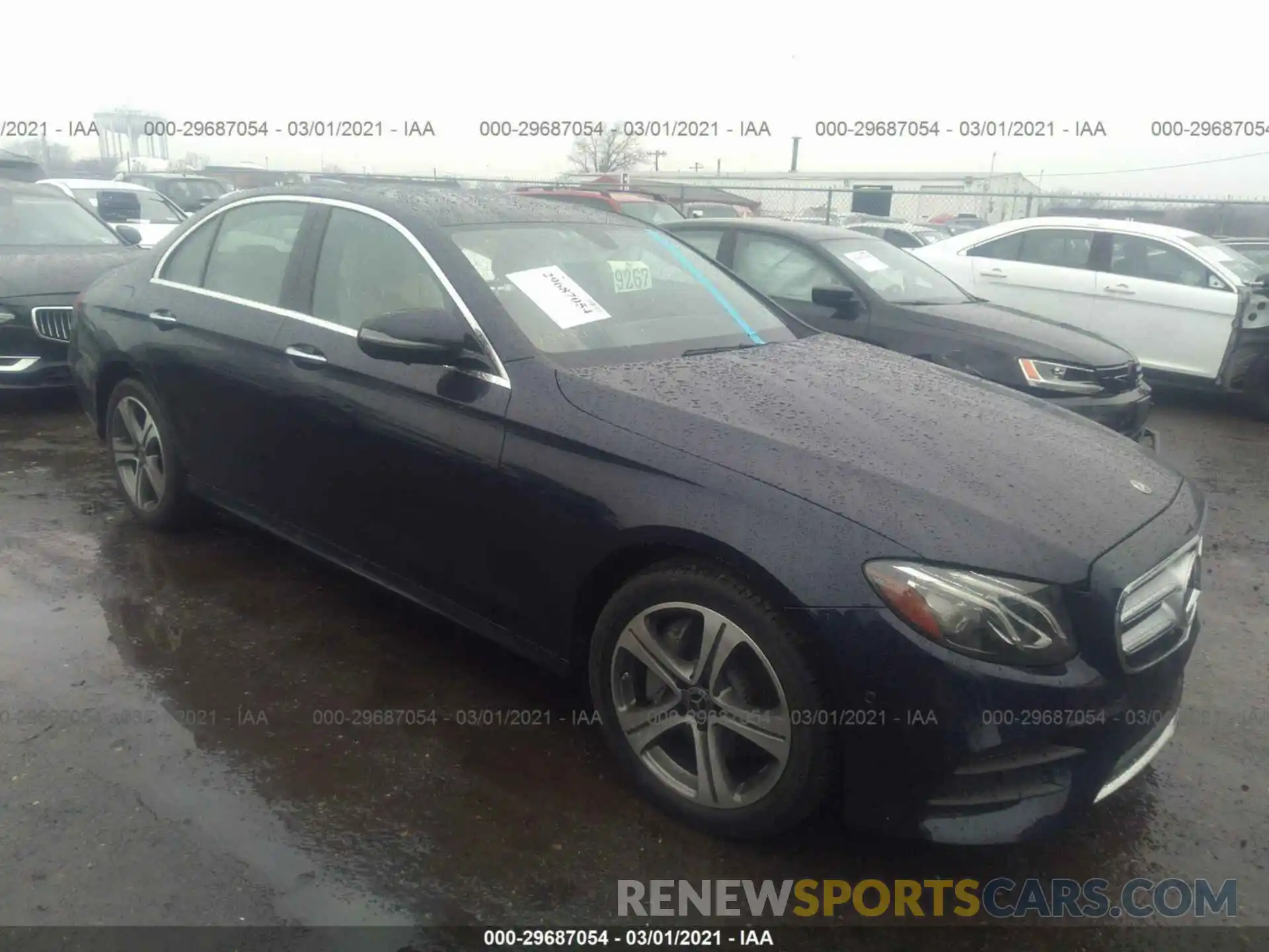 1 Photograph of a damaged car W1KZF8EB5LA771637 MERCEDES-BENZ E-CLASS 2020