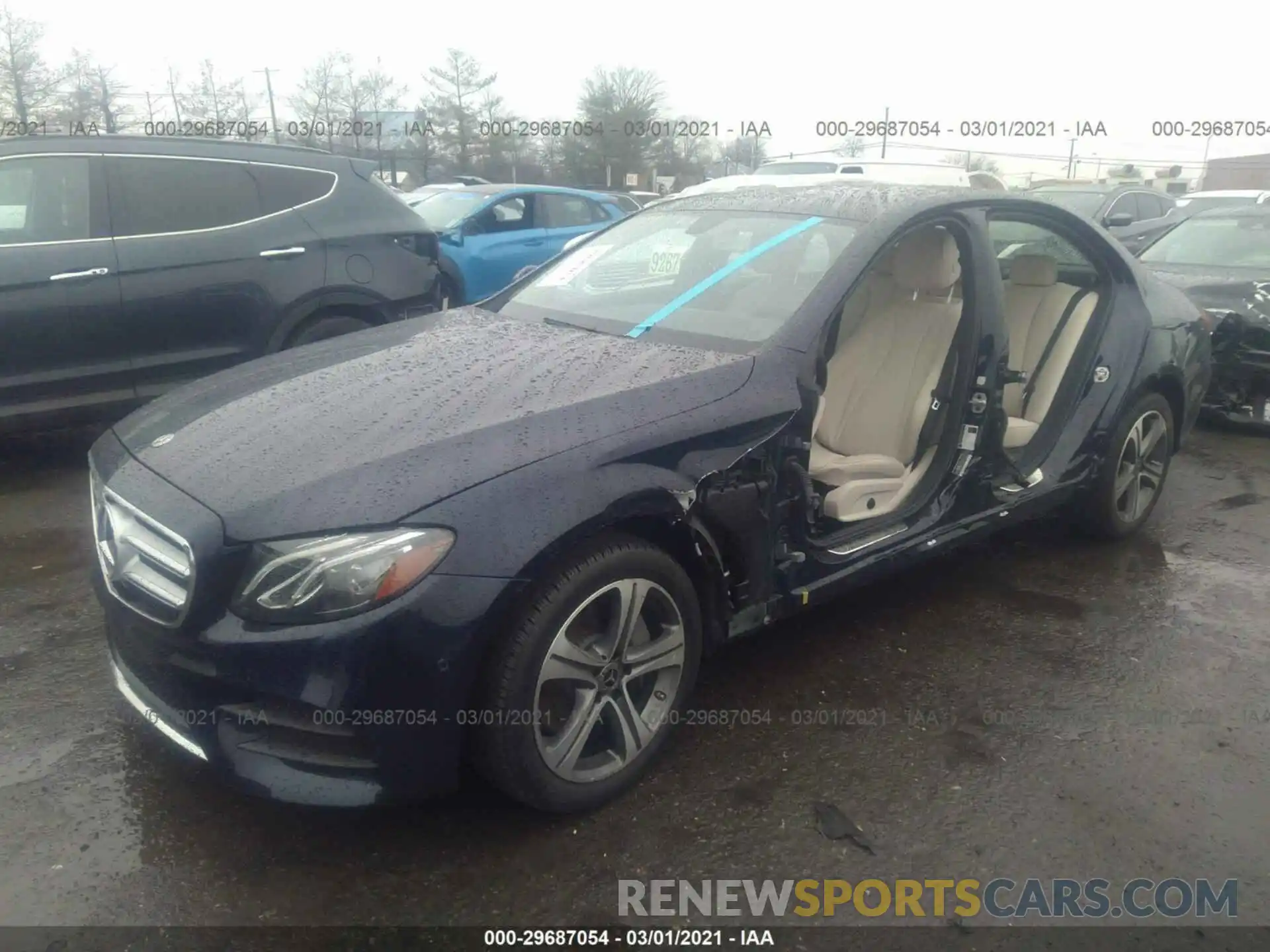 2 Photograph of a damaged car W1KZF8EB5LA771637 MERCEDES-BENZ E-CLASS 2020