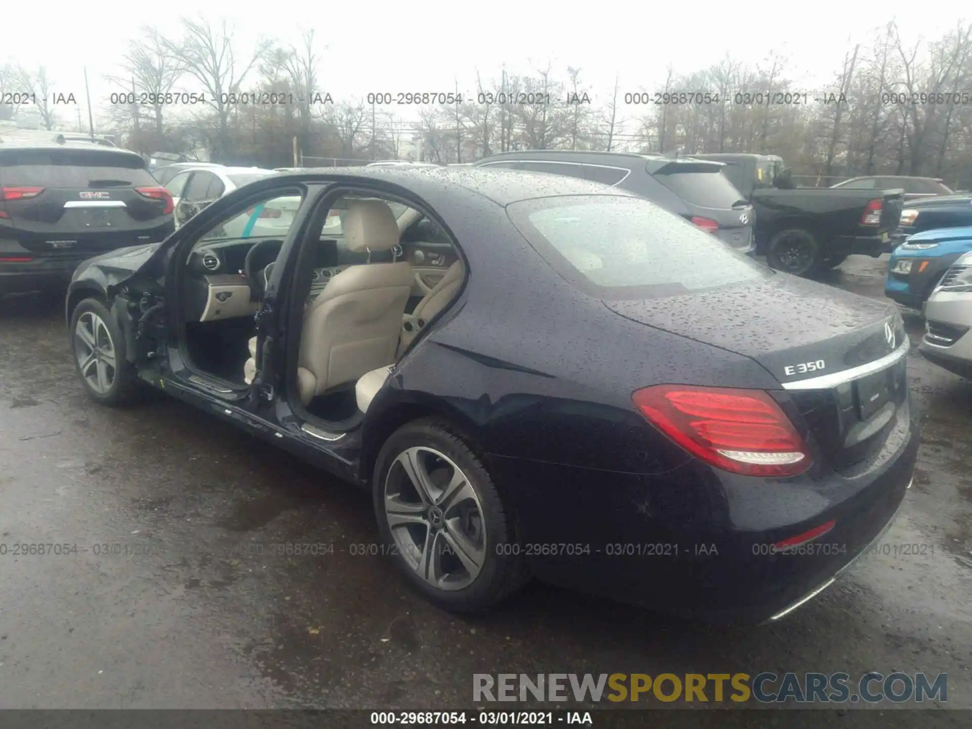 3 Photograph of a damaged car W1KZF8EB5LA771637 MERCEDES-BENZ E-CLASS 2020