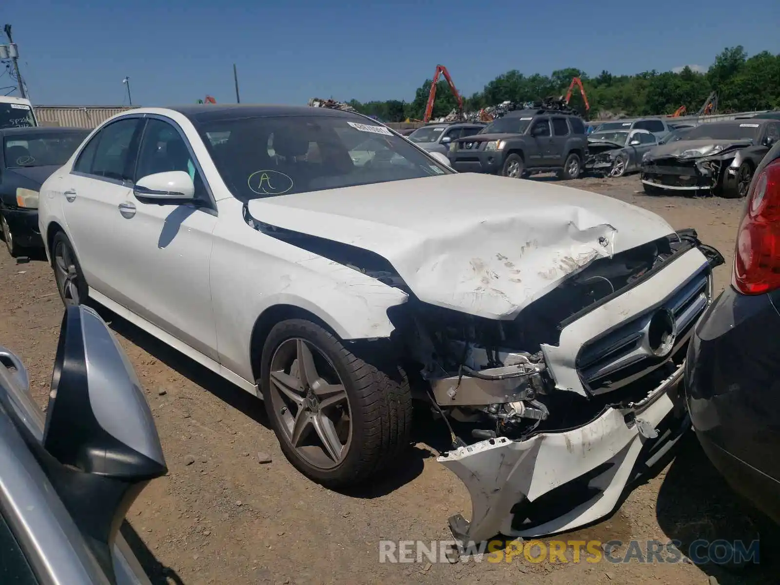 1 Photograph of a damaged car W1KZF8EB6LA830811 MERCEDES-BENZ E-CLASS 2020