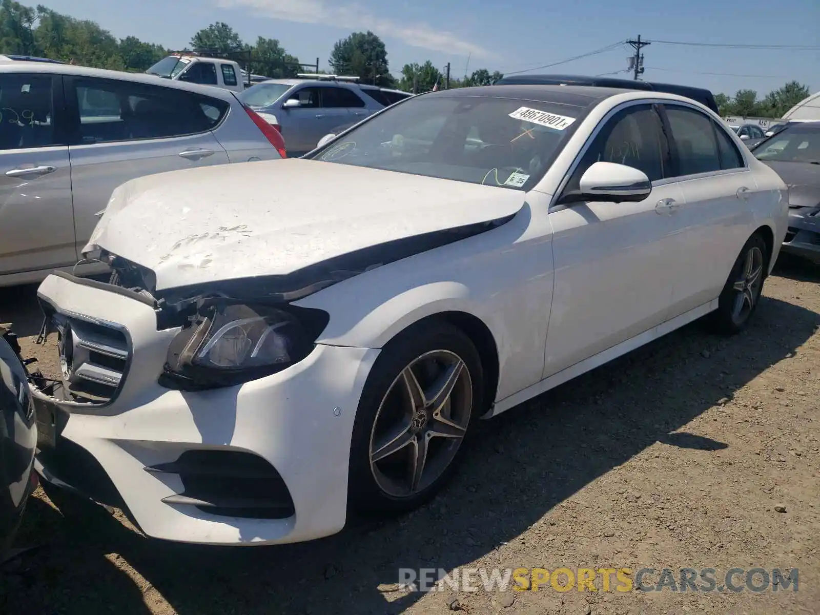 2 Photograph of a damaged car W1KZF8EB6LA830811 MERCEDES-BENZ E-CLASS 2020