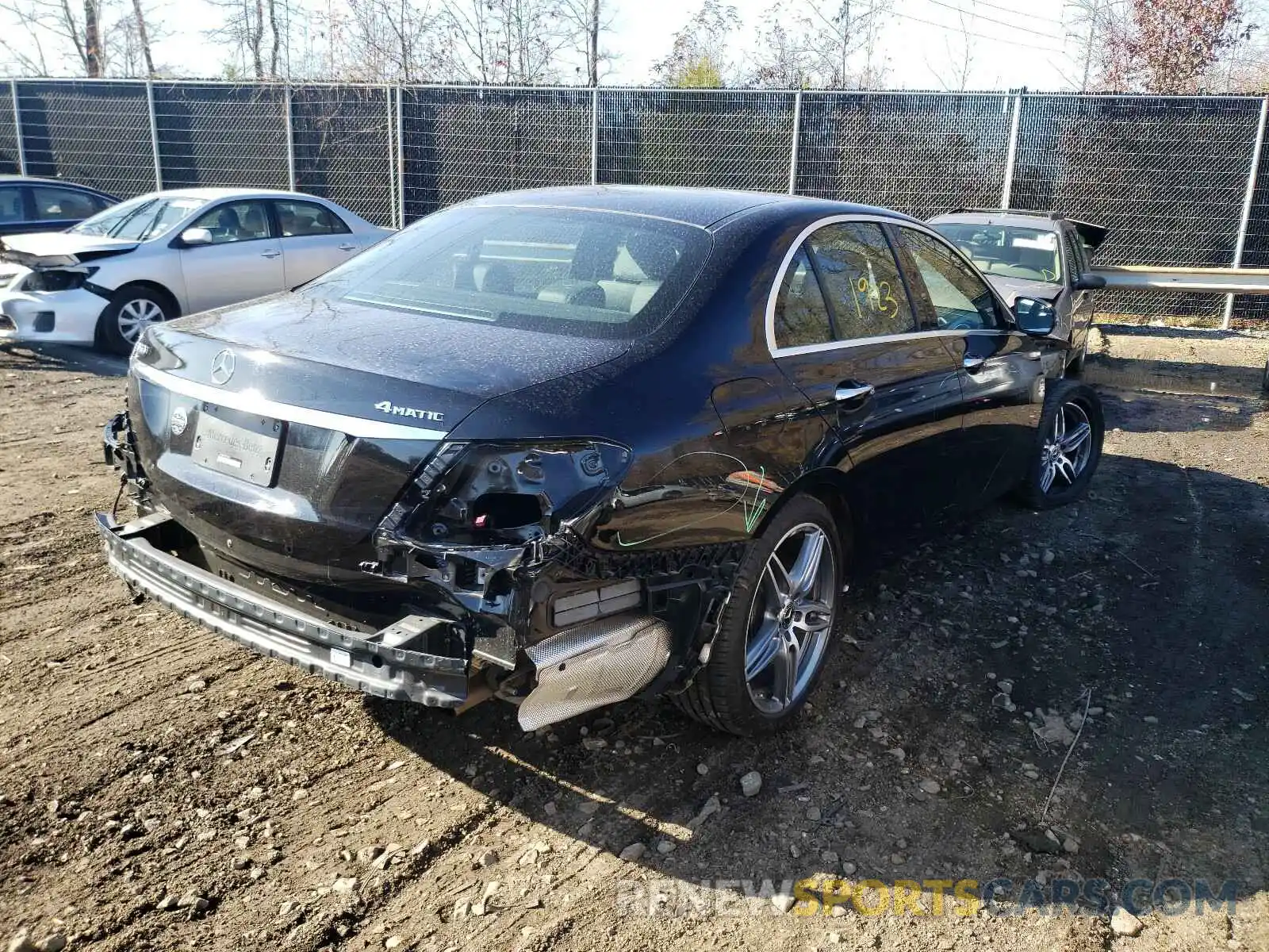 4 Photograph of a damaged car W1KZF8EB8LA824461 MERCEDES-BENZ E CLASS 2020