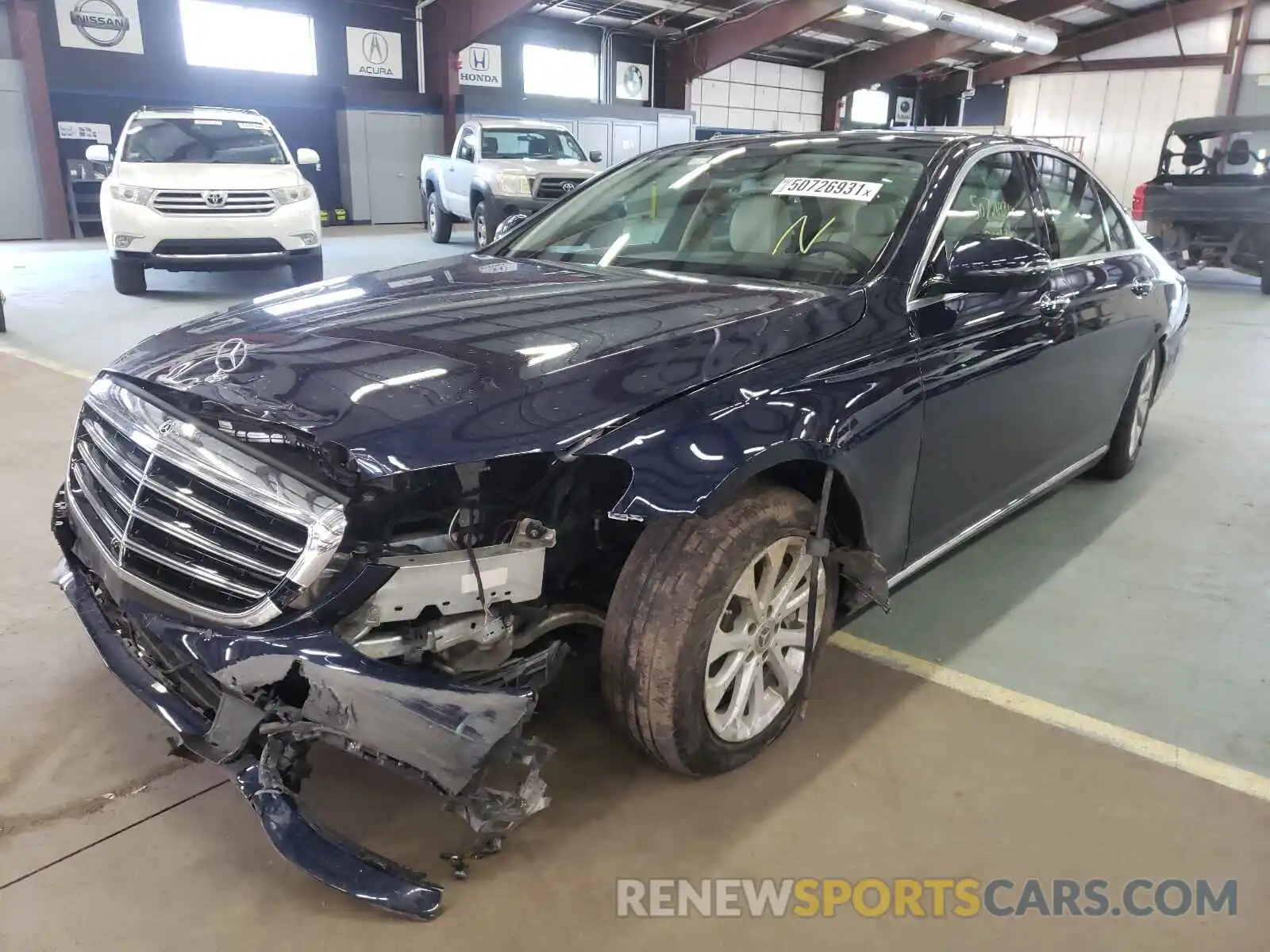 2 Photograph of a damaged car W1KZF8EB8LA826081 MERCEDES-BENZ E-CLASS 2020